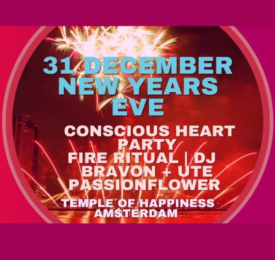 Spirituele agenda - Chitta New Years Eve | DJ Bravon | Ute Passionflow
